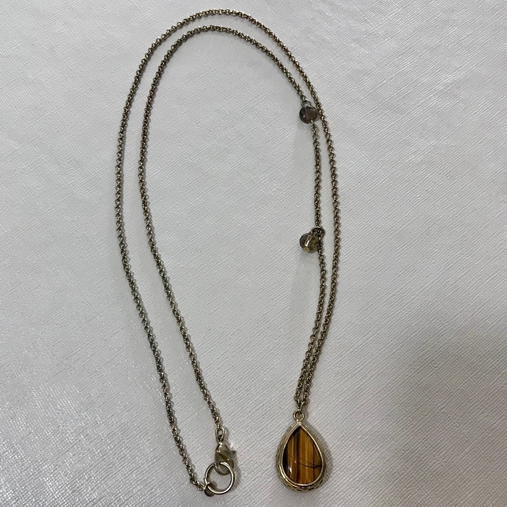 Tigers Eye Pendant Necklace